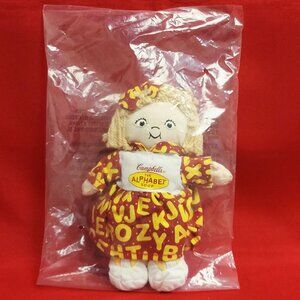 Campbells Alphabet Soup Kids Plush Beanie Doll 2001